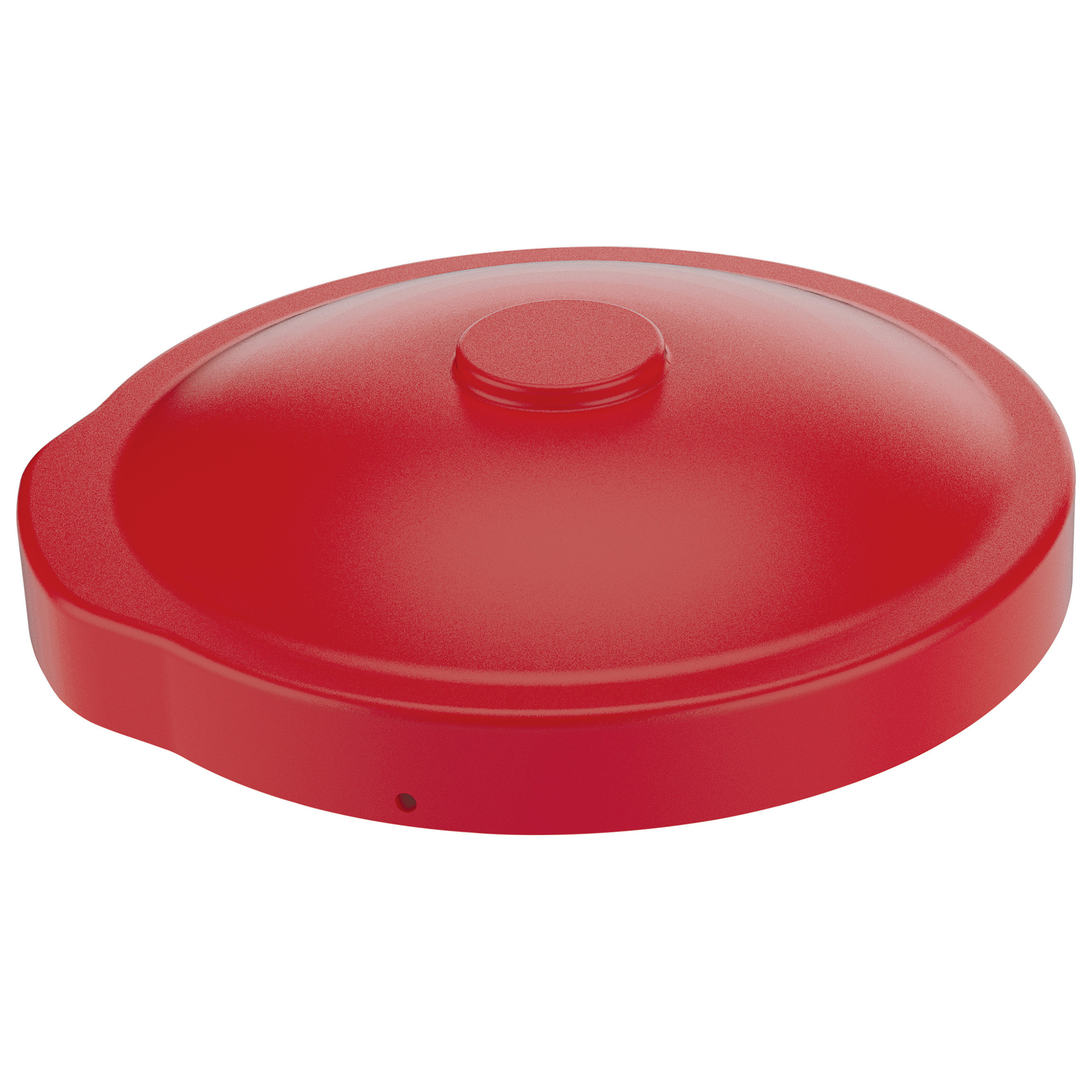 Vestil Low Density Polyethylene Drum Cover 55 Gallon Universal Fit Red